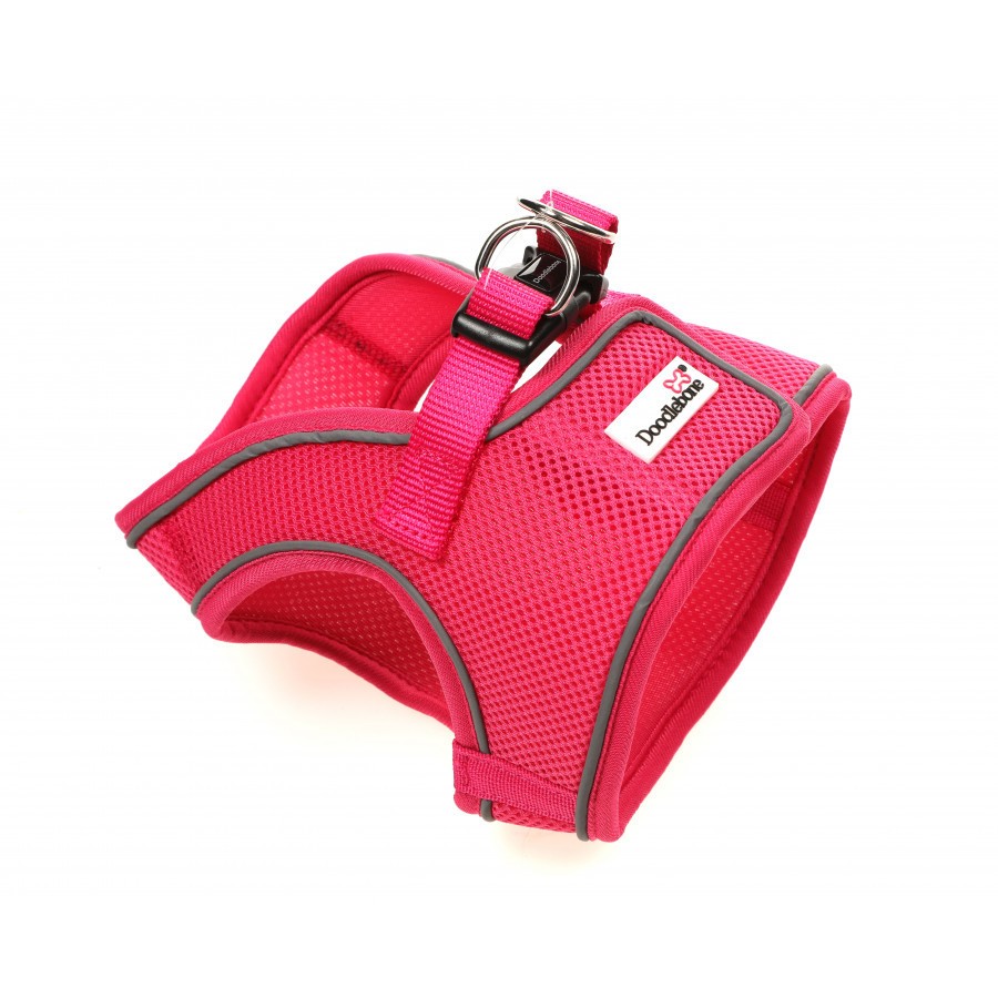 Doodlebone Originals Snappy Harness Fuchsia