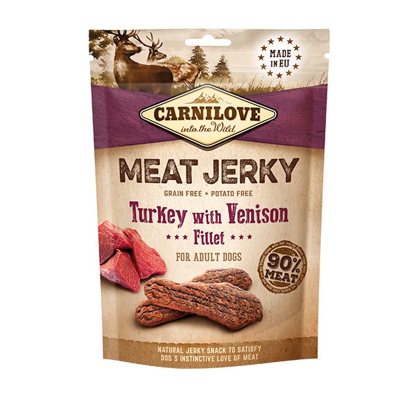 Carnilove Meat Jerky Turkey With Venison