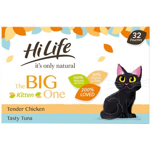 Hilife Big One Kitten Mixed Pouch 70G X 32