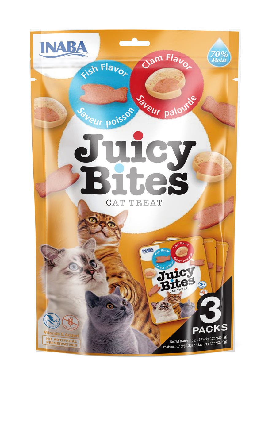 Juicy Bites Fish & Clam Flavour