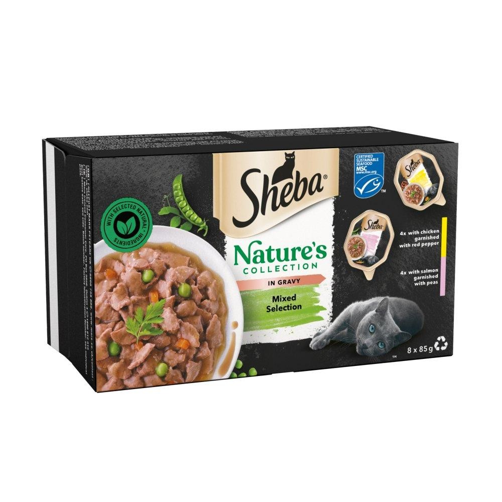 Sheba Nature Mixed Selection Gravy 8X85G