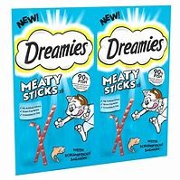 Dreamies Meaty Sticks With Salmon 30G