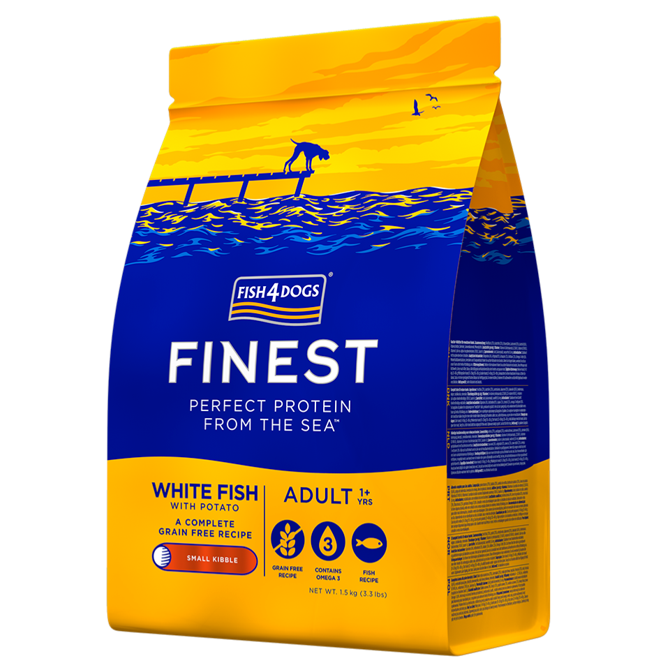 Fish 4 Dogs Adult White Fish Potato Large 1.5Kg