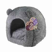 Grey Teddy Bear Hooded 38Cm