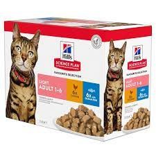 Hill's Science Plan Cat Adult Mixed Light 12X85G