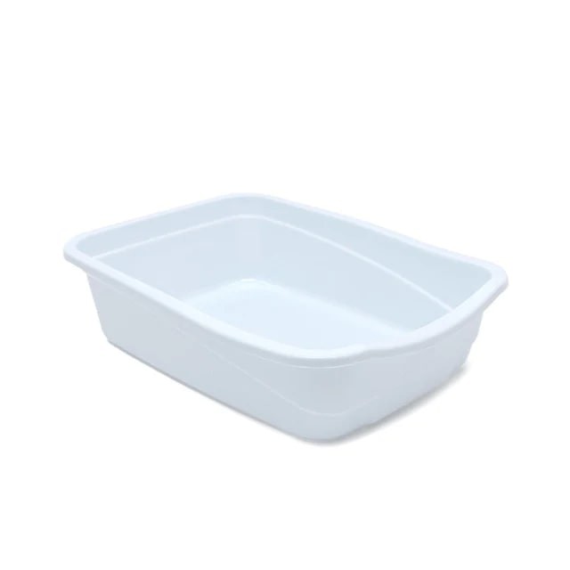 Great&Small Litter Tray Violet White Cat Litter Accessory