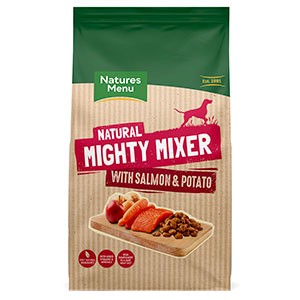 Natures Menu Mighty Mixer With Salmon And Potato Dog Food 2Kg