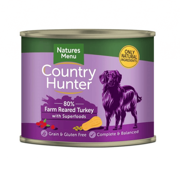Natures Menu Country Hunter Turkey & Cranberry Dog Food Can 600G