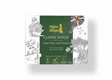 Paleo Ridge Classic Lamb Tripe & Chicken 1Kg