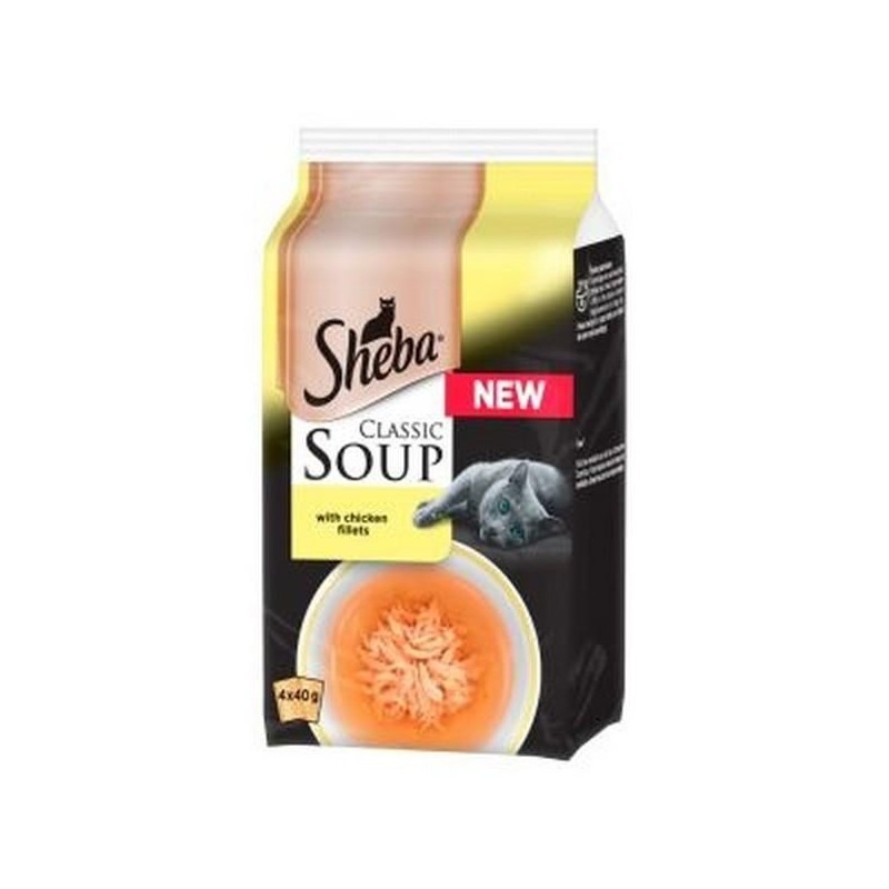 Sheba Chicken Soup 4X40G