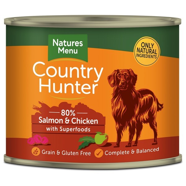 Country Hunter Salmon & Chicken Dog Can 600g