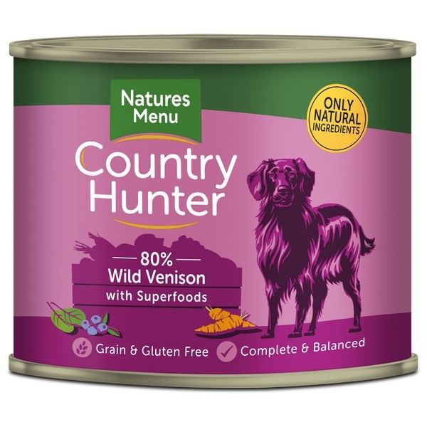 Country Hunter Wild Vension Dog Can 600g