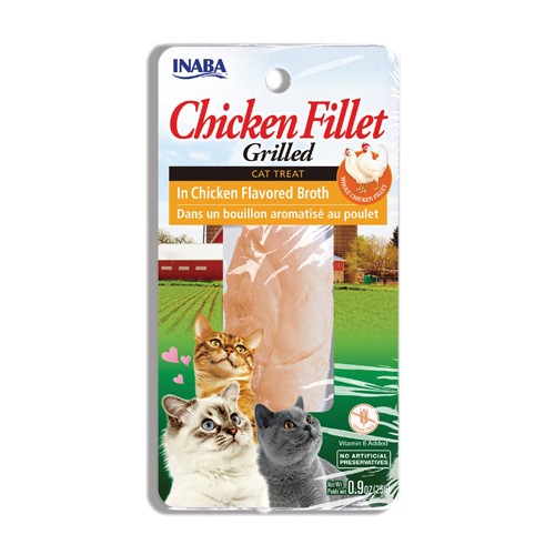 Grilled Chicken In Chicken Flavored Broth