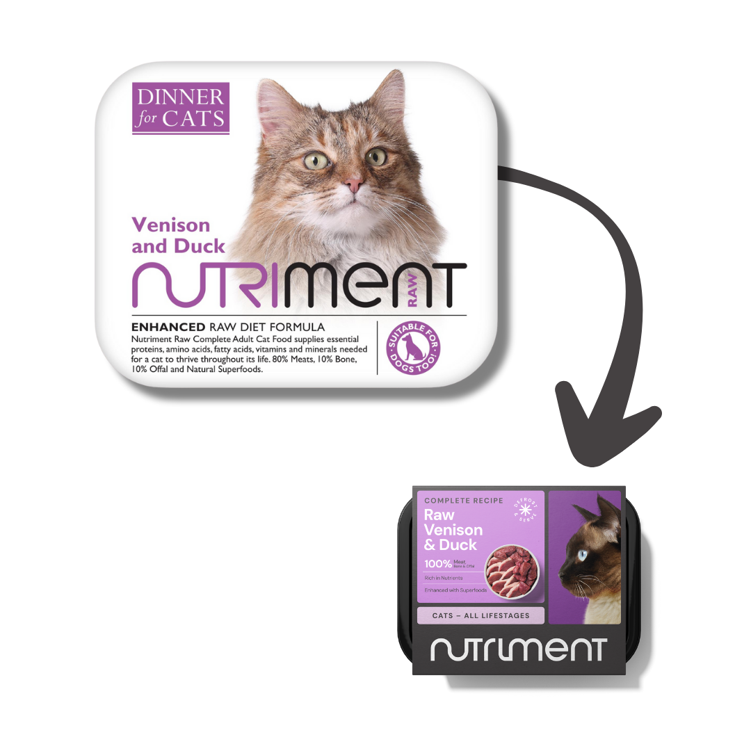 Nutriment Dinner For Cats Ven & Duck 175G Tub