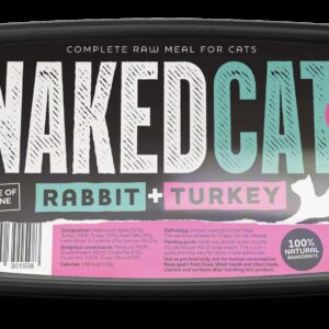 NAKEDCAT Rabbit & Turkey 250g