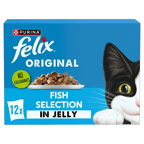 Felix Original Fish Selection In Jelly 12x85g