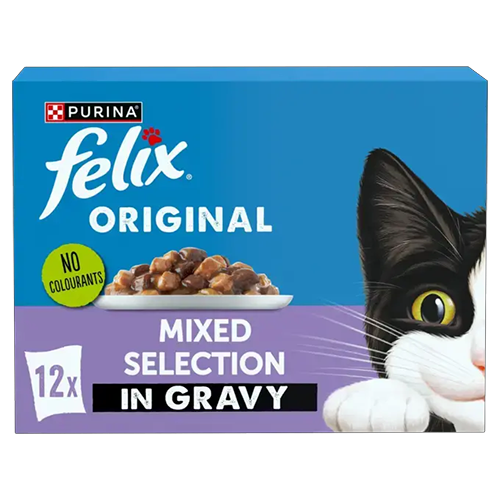 Felix Original Mixed Selection in Gravy 12x85g