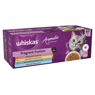 Whiskas 1+ Aromatic Fusions 40pk