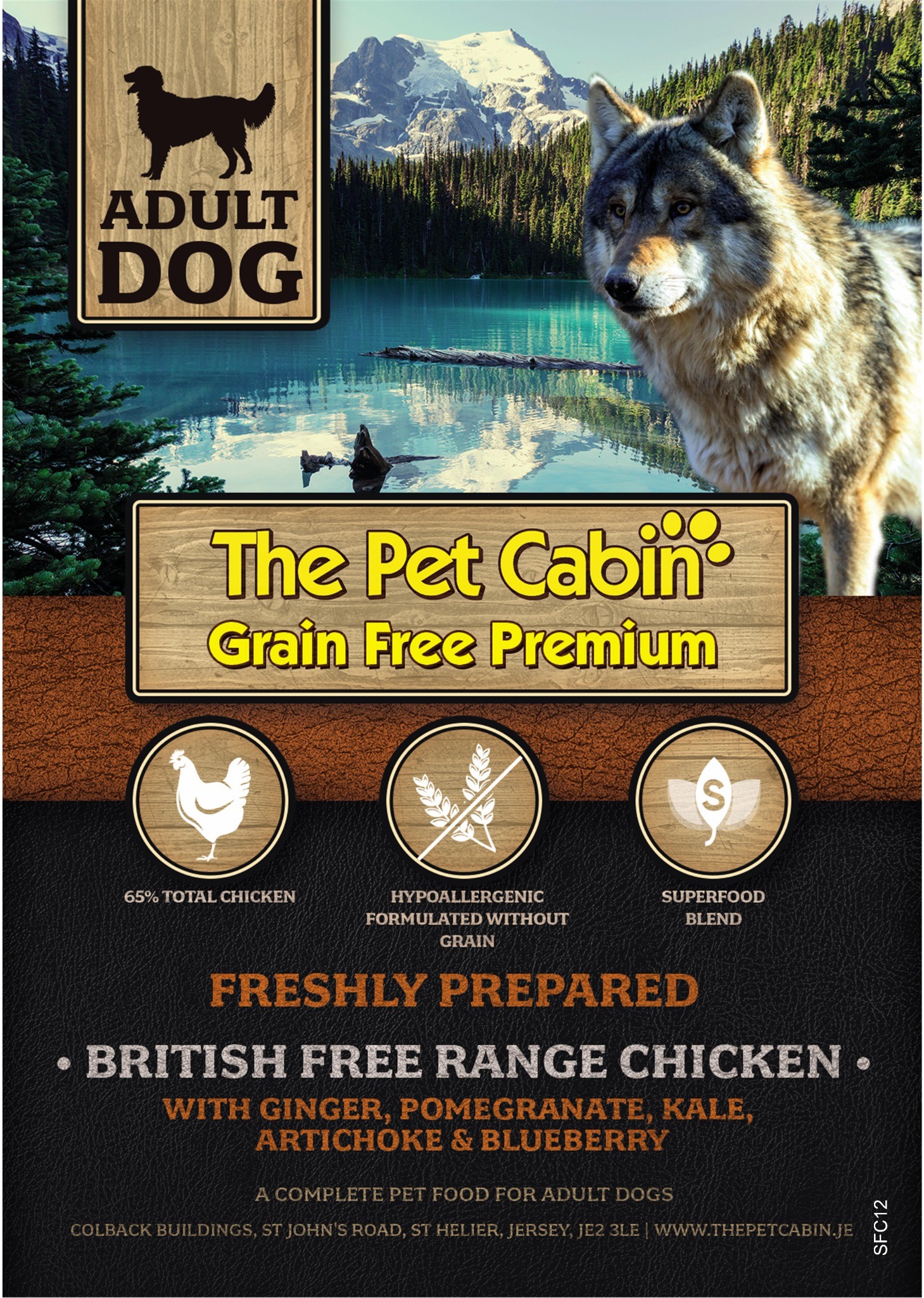 The Pet Cabin Grain Free Premium Adult Chicken