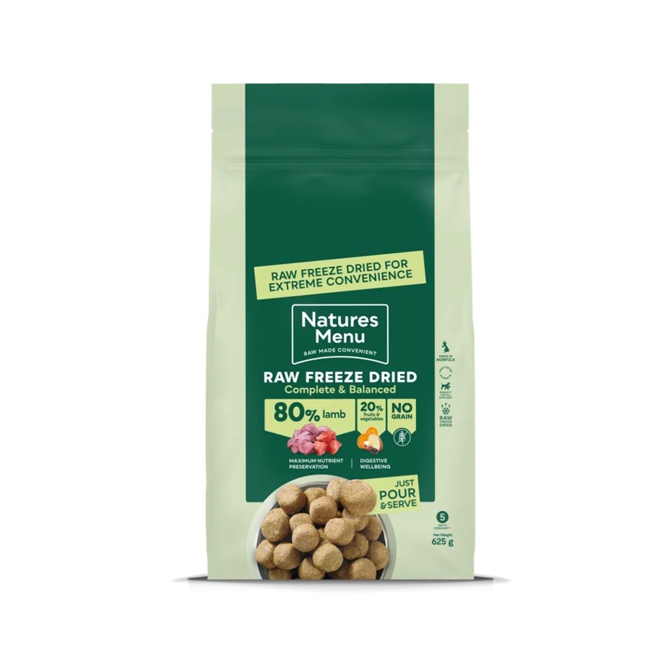Natures Menu Freeze Dried 120g Lamb