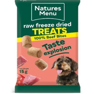 Natures Menu Freeze Dried Beef Treats 15g