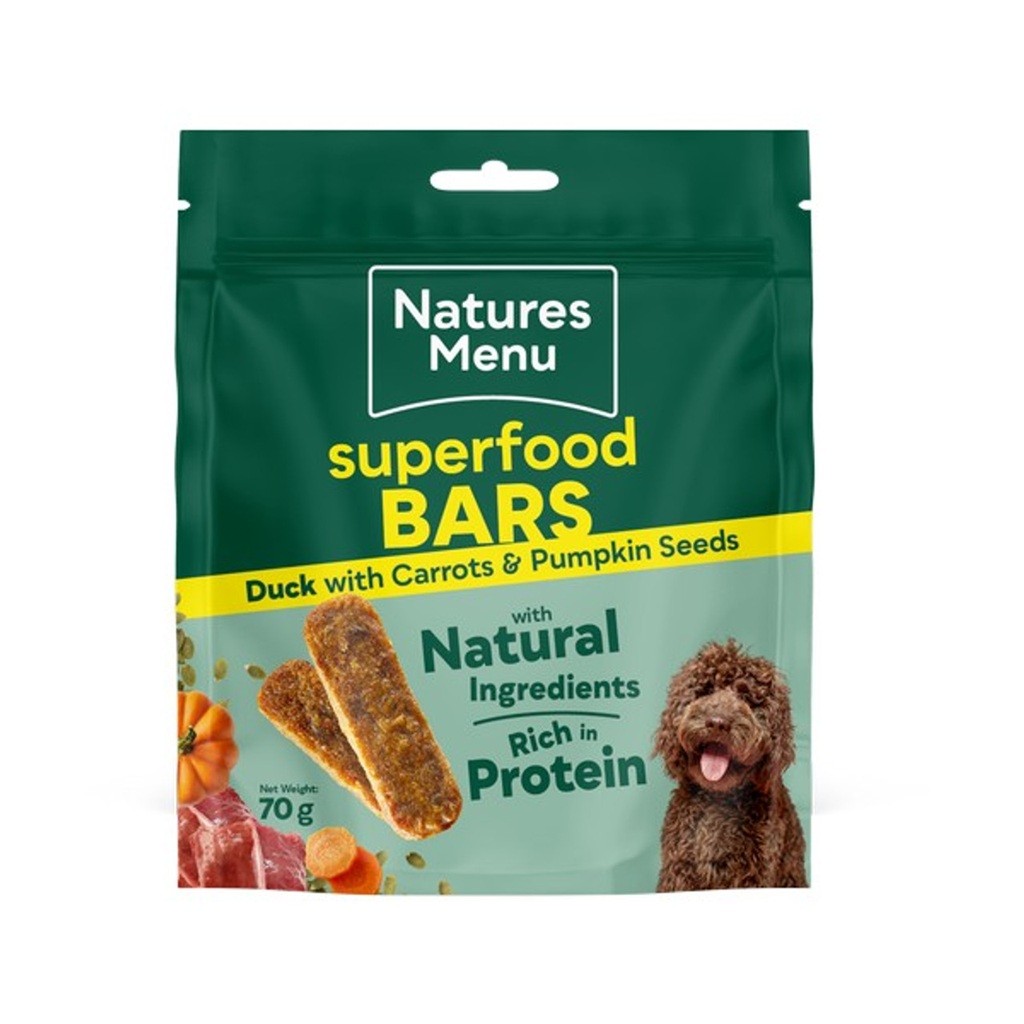 Natures Menu Superfood Bars Duck 70g