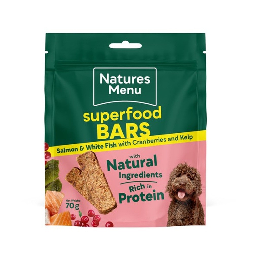 Natures Menu Superfood Bars Salmon 70g