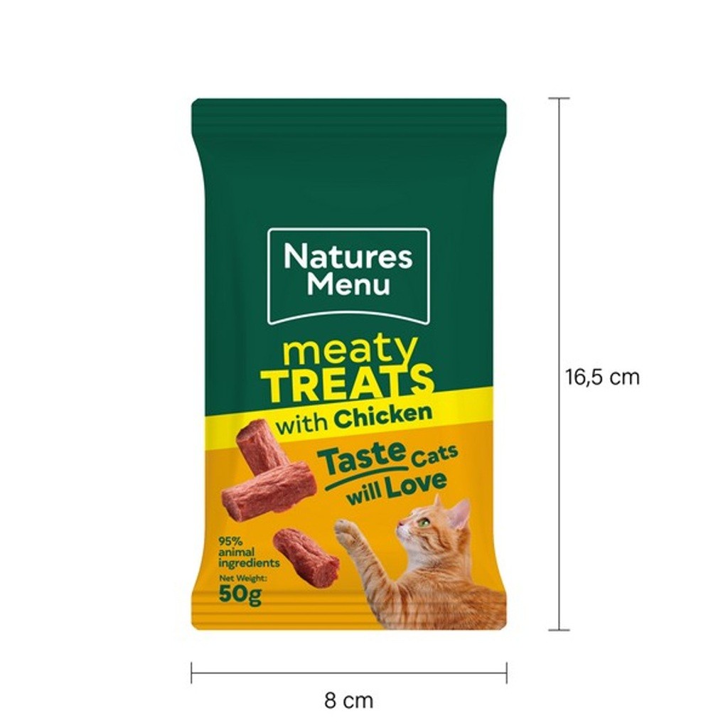 Natures Menu Meaty Chicken Cat Treats 50g