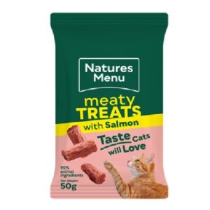 Natures Menu Meaty Salmon Cat Treats 50g
