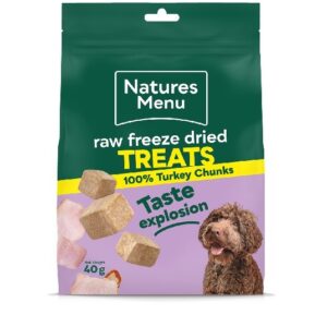 Natures Menu Freeze Dried Turkey Chunks 40g