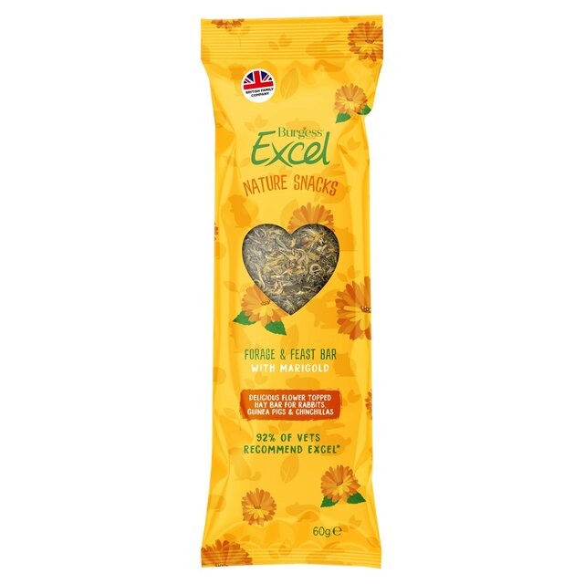 Burgess Excel Forage & Feast Bar Marigold 60G