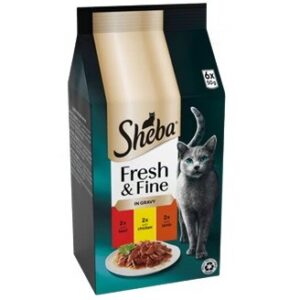 Sheba Fresh & Fine Beef/Chicken/Lamb In Gravy