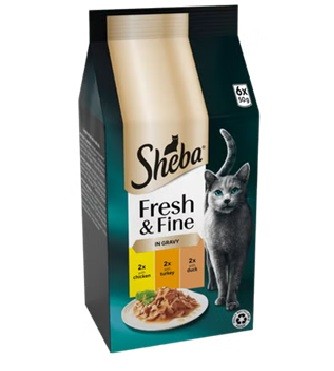 Sheba Fresh & Fine Chicken/Turkey/Duck In Jelly