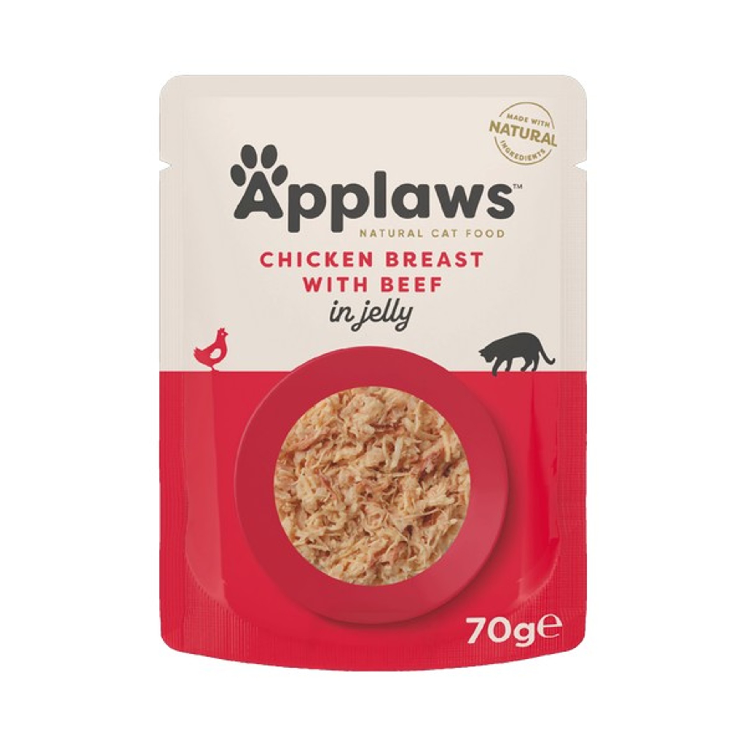 Applaws Cat Pouch Chicken Beef Jelly 70g