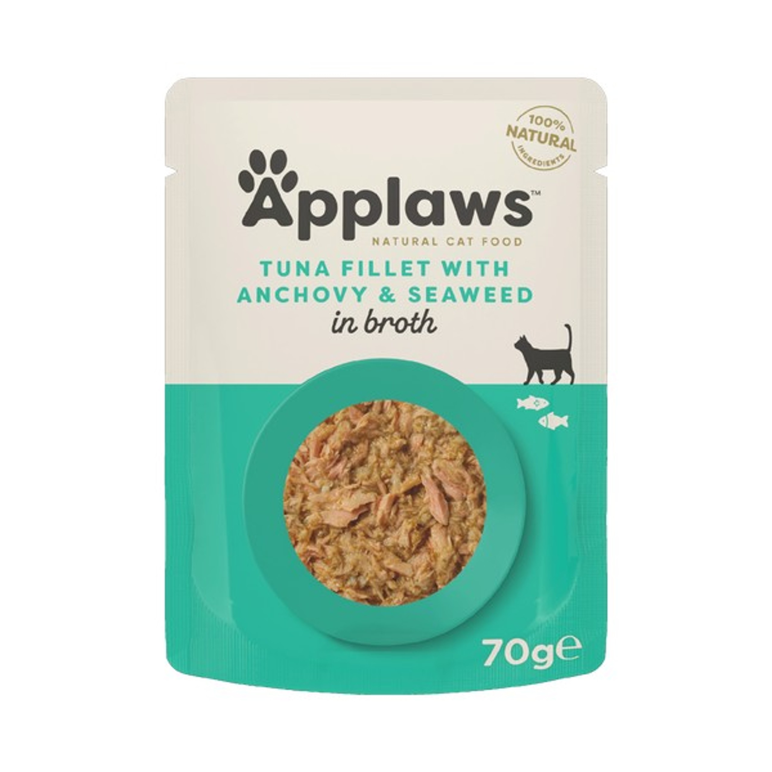 Applaws Cat Pouch Tuna Whole Anchovy 70g