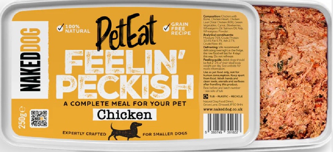 Naked Dog PetEat Chicken 250g