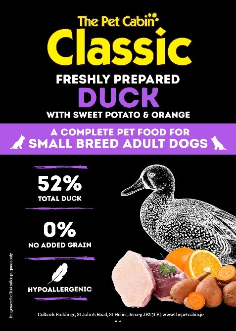 The Pet Cabin - Adult Grain Free Classic Small Breed Duck 6kg