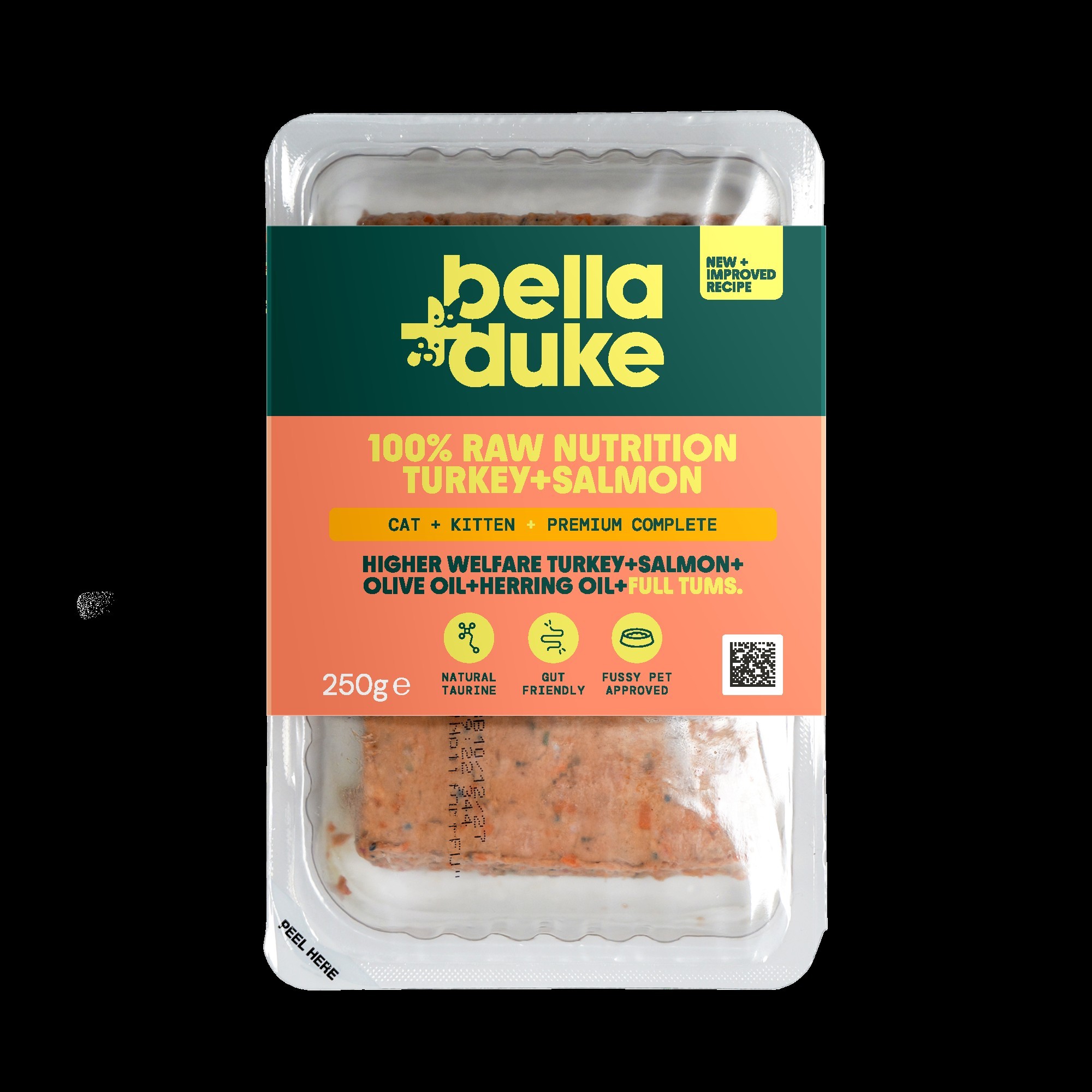 Bella & Duke Kitten/Cat Turkey & Salmon 250g